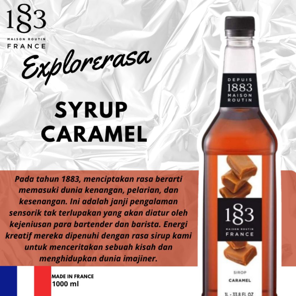 

1883 syrup Caramel 1liter