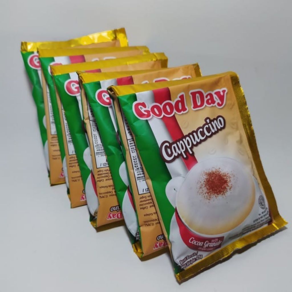 

( 1 Sachet ) Kopi GoodDay Cappucino 25g Cocoa Granule