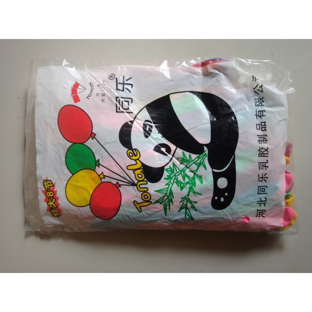 balon kacang besar/balon panjang isi 100 pcs/balon pesta