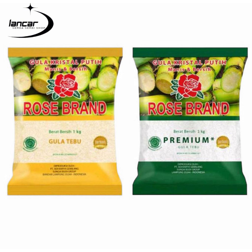 

Gula Rose Brand 1 kg/ Rose Brand Gula Pasir 1 kg Random Kuning Hijau / Gula Pasir Rosebrand 1kg