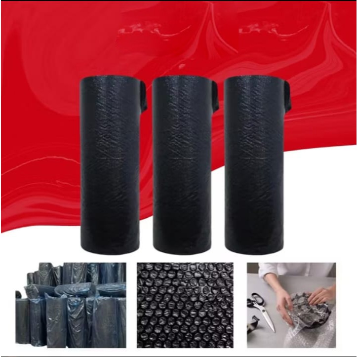 

Bubble Wrap Hitam Tebal 3kg | 125cm x 50meter | Khusus Instan