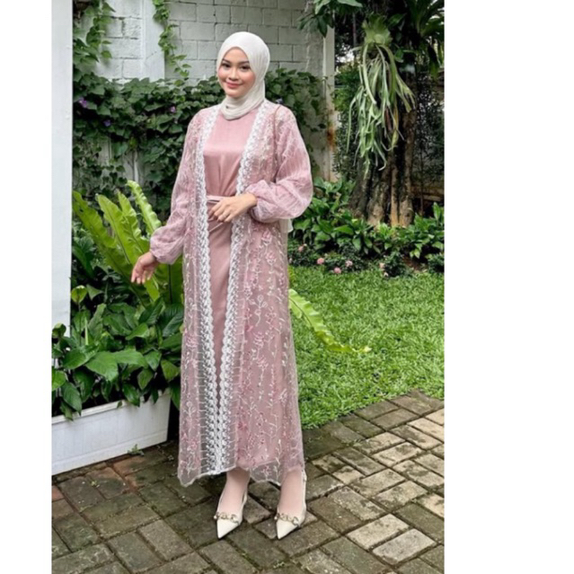 Napusha dress kondangan outer kondangan dress brokat