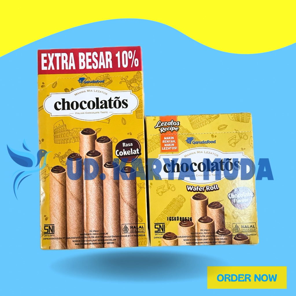 

Chocolatos Grande / Chocolatos wafer roll/ gery chocolatos