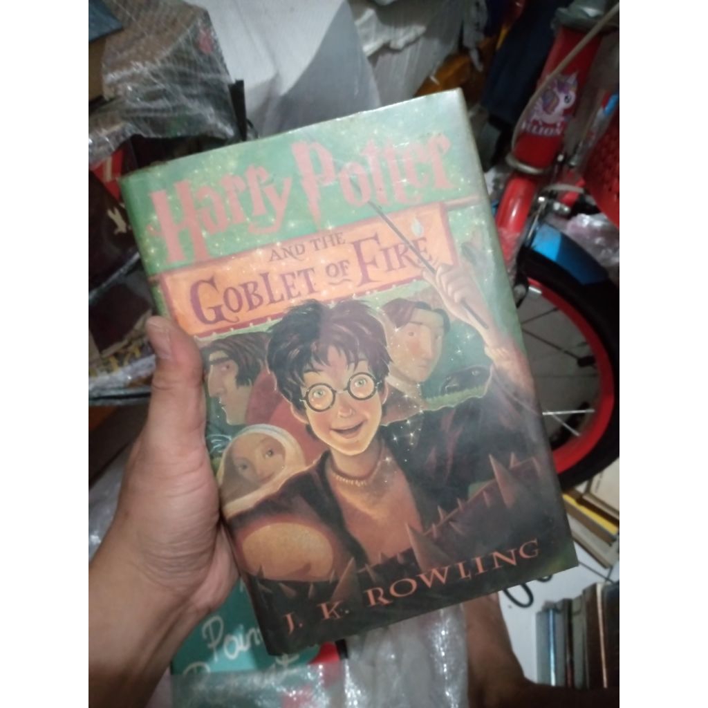 harry Potter bahasa inggris no 4 hard caver bekas original