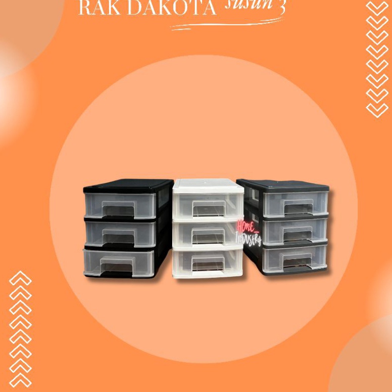 Terlaris laci Mini Container Dakota SUSUN 3 WARNA RANDOM Rak Mini Susun 3 Rak Mini Serbaguna Rak Lac
