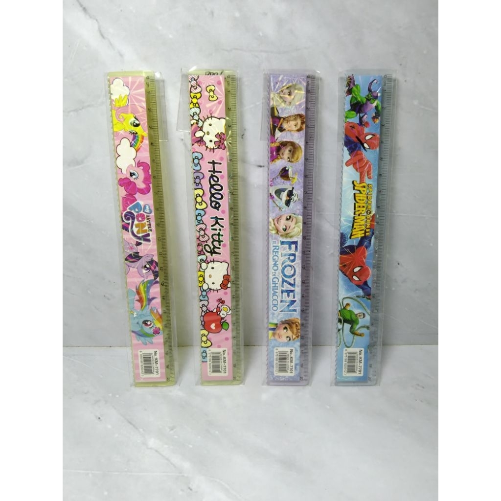 

PENGGARIS KARAKTER 20 CM / PENGGARIS PLASTIK 20 CM / ROLL 20 CM