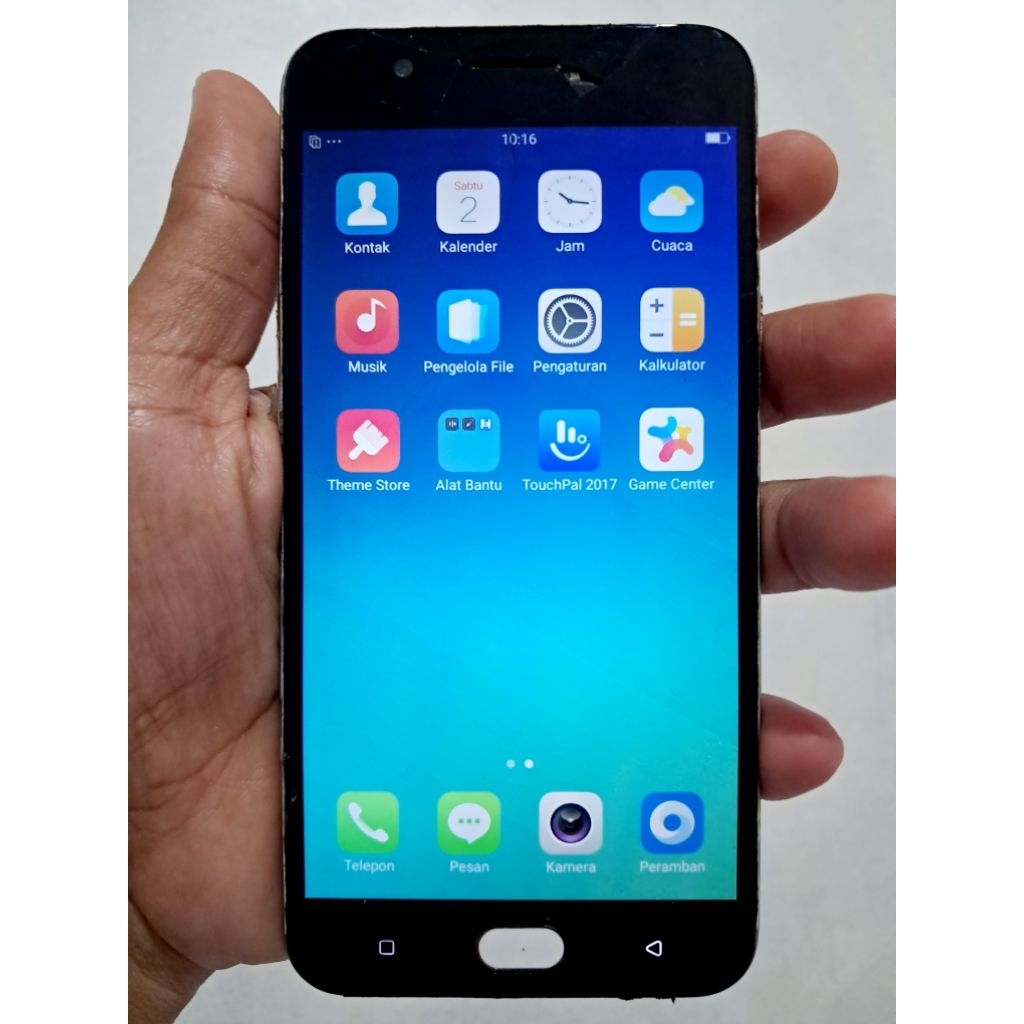 Oppo F1s Ram 4/64 4G ( Minus ts retak sentuh normal & tombol home tdk bisa )
