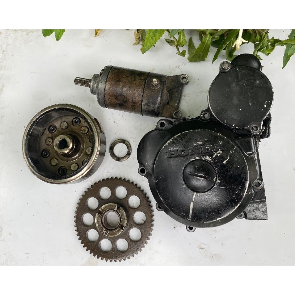 DOBLE DOUBLE DOBEL STATER SET GIGI PENGHANTAR DINAMO MAGNET MAGNIT SPULL SPOLL SPOOL TIGER REVO TIRE