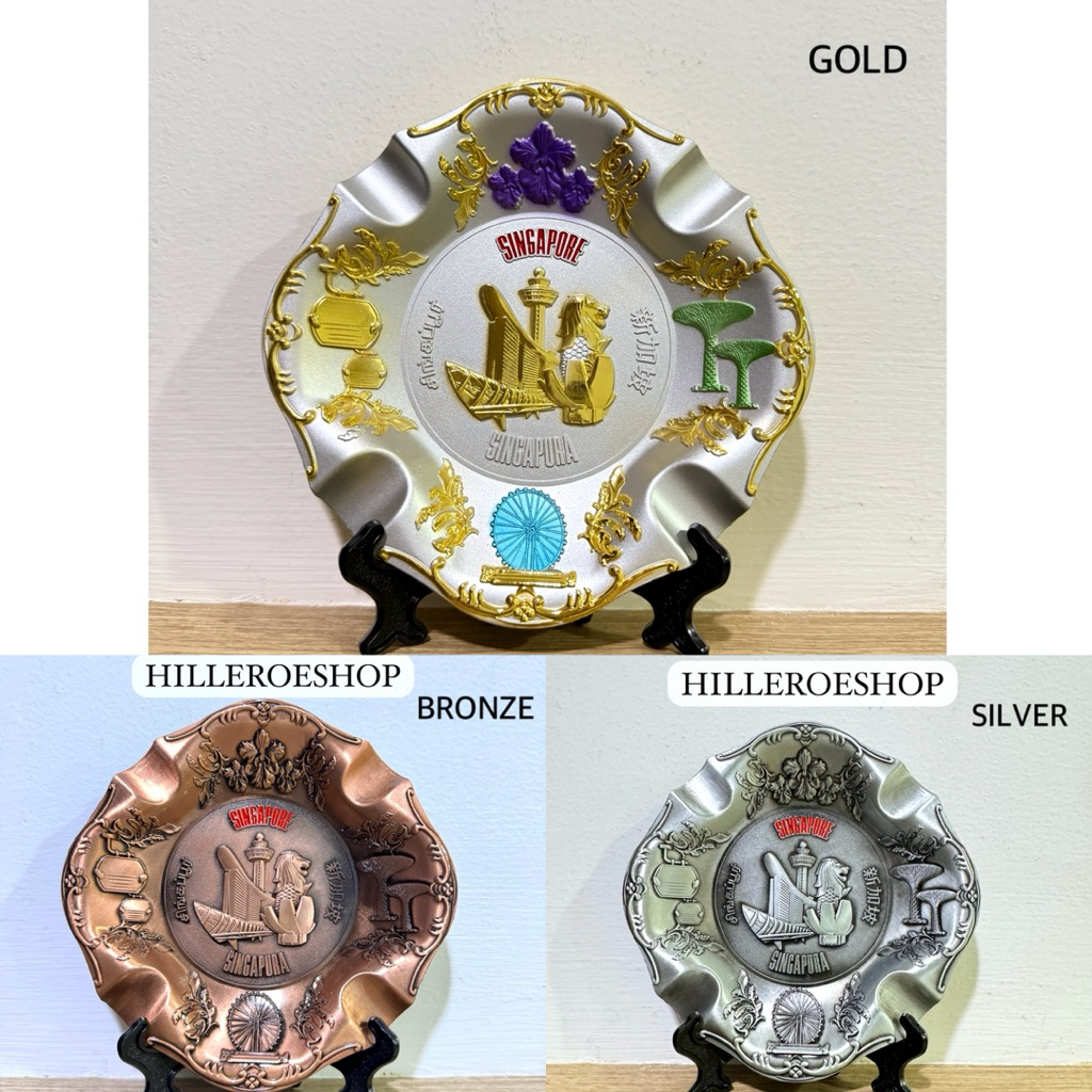SOUVENIR PAJANGAN ASHTRAY / PAJANGAN MEJA SINGAPORE MERLION / ASBAK SINGAPORE OLEH OLEH / PAJANGAN P