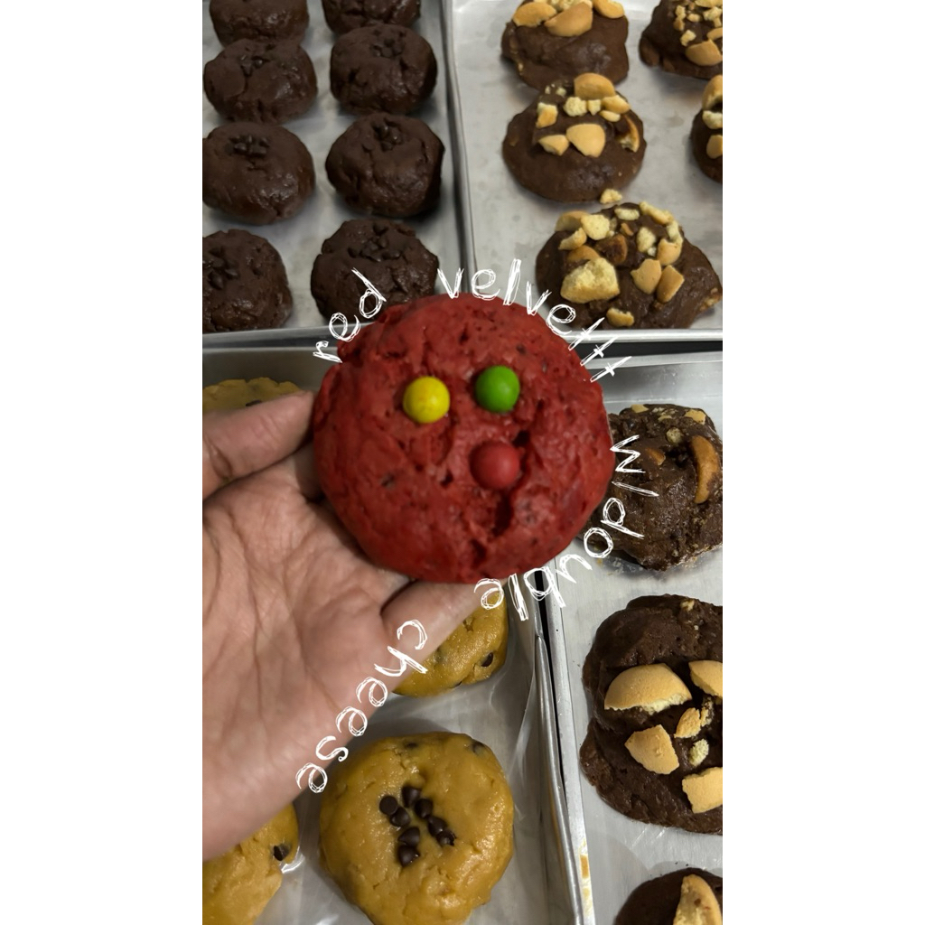 

redvelvet cheese cookies