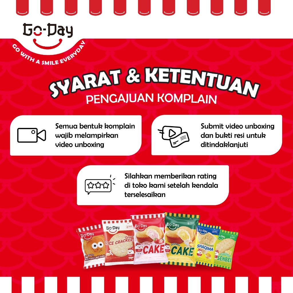 

Cahayadstore Go-Day Shaqima Sesame Seeds Bar Isi 10, 15, 20, 25, & 30 Pcs