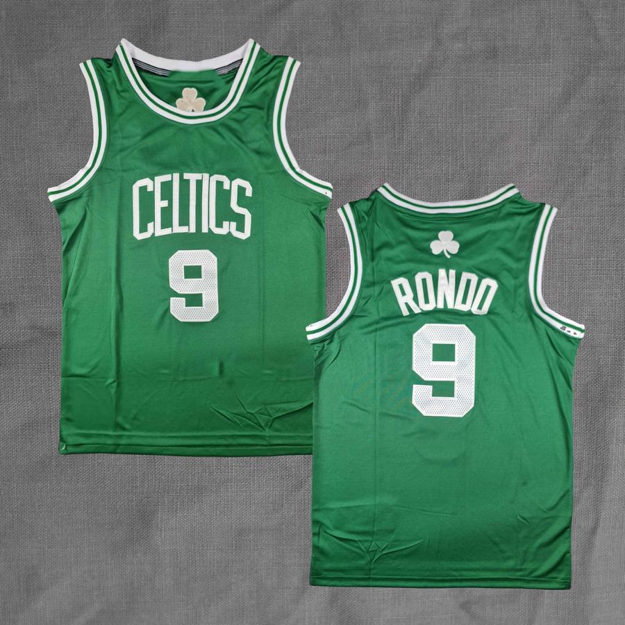 JERSEY BASKET SWINGMAN BAJU BOSTON CELTICS RAJON RONDO HIJAU #9