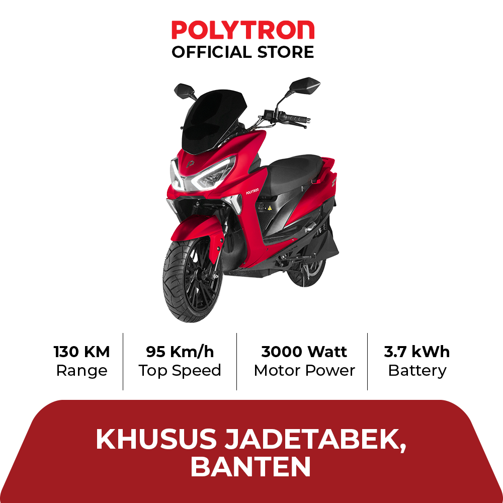 SUBSIDI POLYTRON Fox R Sepeda Sepeda Motor Listrik - OTR Jadetabek - Banten