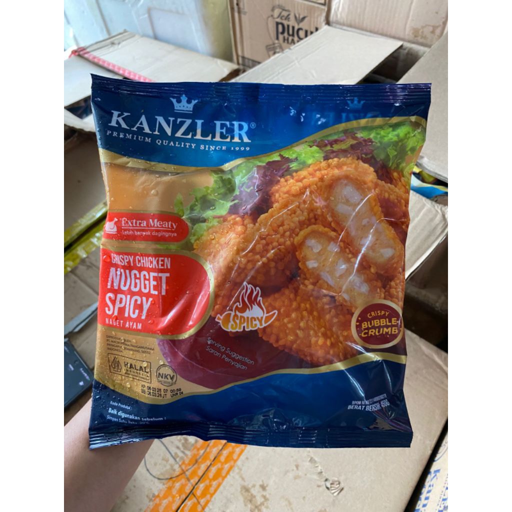

(Instant) Kanzler Chicken Nugget Spicy Bubble Crumb 450gr
