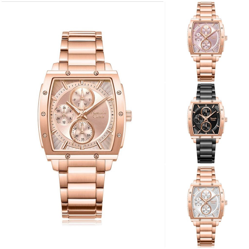 AC6376BF Jam Tangan Wanita Alexandre Christie AC 6376 Original