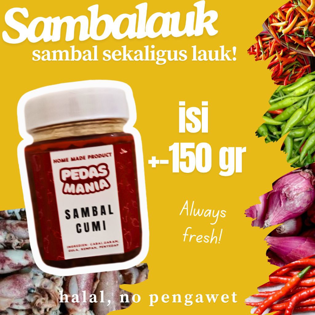 

SAMBAL CUMI | SAMBALAUK | LAUK MELIMPAH