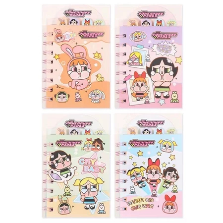 

(A7) NOTEBOOK SPIRAL CRY BABY X POWERPUFF GIRL - SH-FL-603 CRY BABY X POWERPUFF GIRL (80 LEMBAR) / BUKU TULIS CATATAN / NOTES MEMO CRY BABY X POWERPUFF GIRL