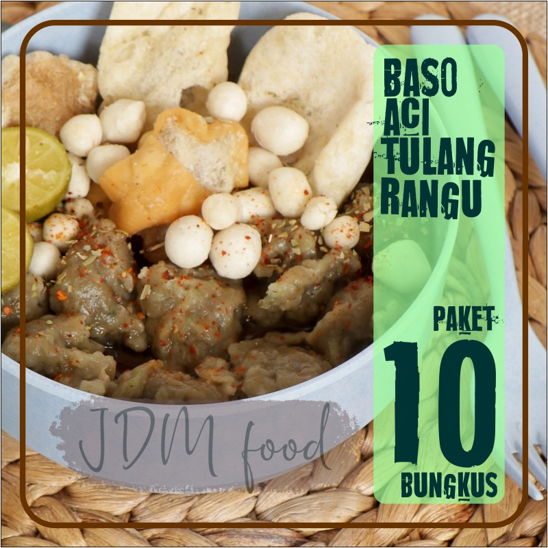 

Bakso Tulang Rangu Tulang Rawan CIRAWANG (10 bungkus ) Baso Boci Lada Haseum