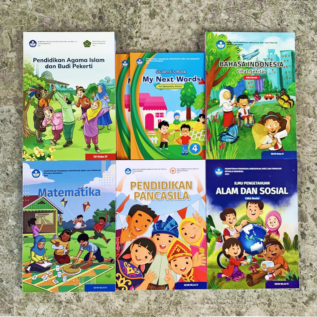 Buku Pelajaran Kelas 4 SD Kurikulum Merdeka - Buku KURMER SD