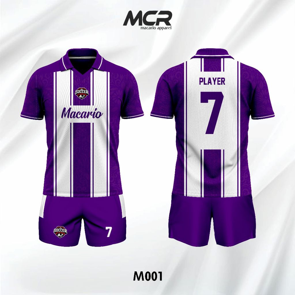 JERSEY FULL PRINTING KERAH UNGU / JERSEY SEPAK BOLA / JERSEY FUTSAL / JERSEY CUSTOM