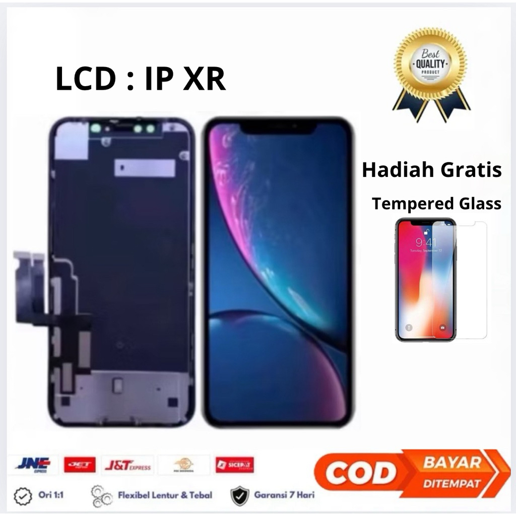 Lcd Touchscreen Ipone XR Fullset Original Gratis antigores /Lcd Original Ip xr