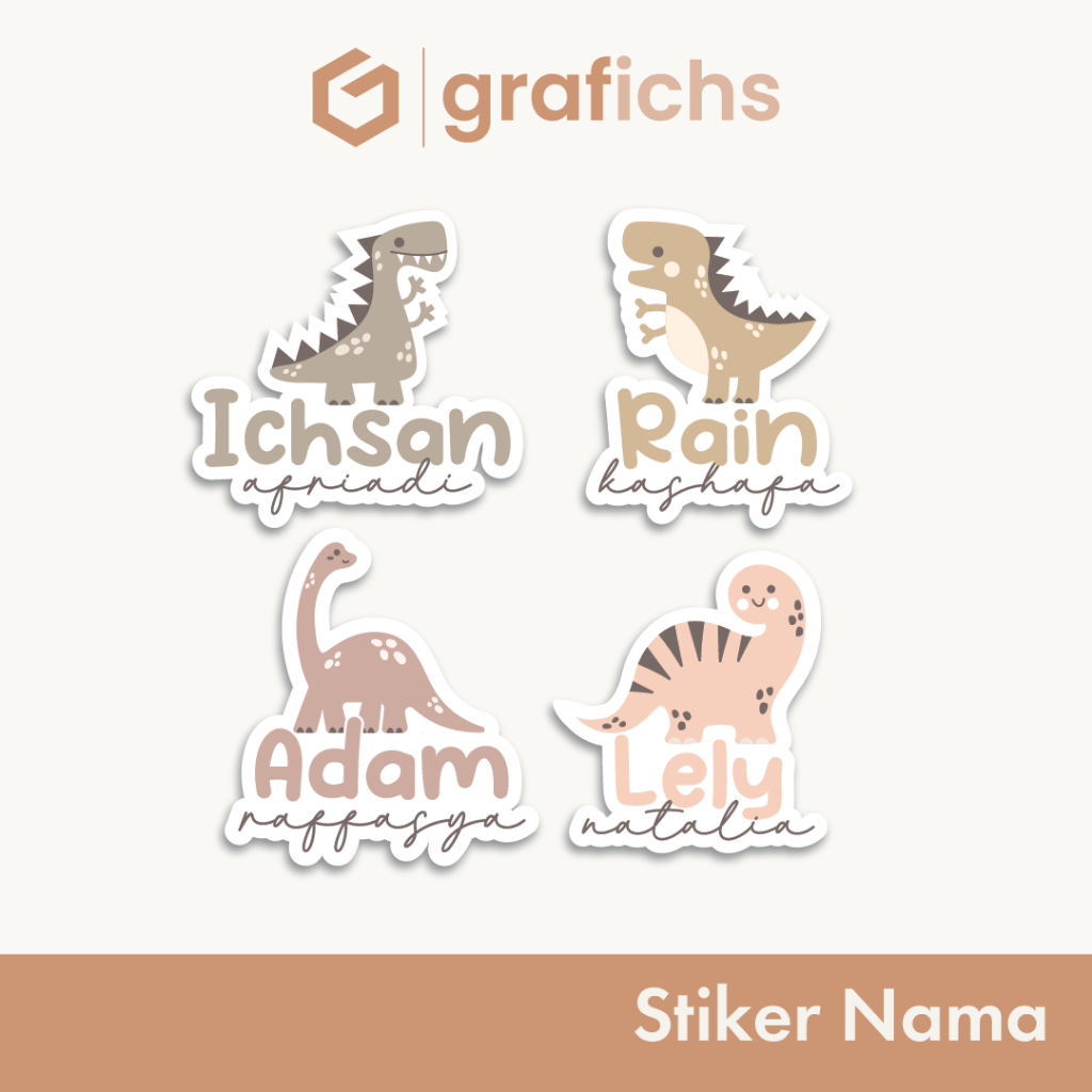

[35-70 pcs] Stiker Nama Alat Tulis Sekolah GISS241-250 by Grafichs