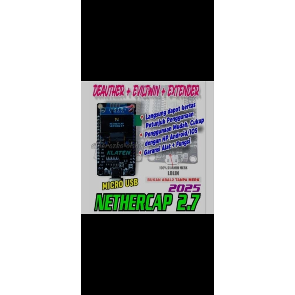 ESP 8266 LOLIN V3, frimeware 3vil twin 3 in1 bisa mengetahui pasword wifi target + extender