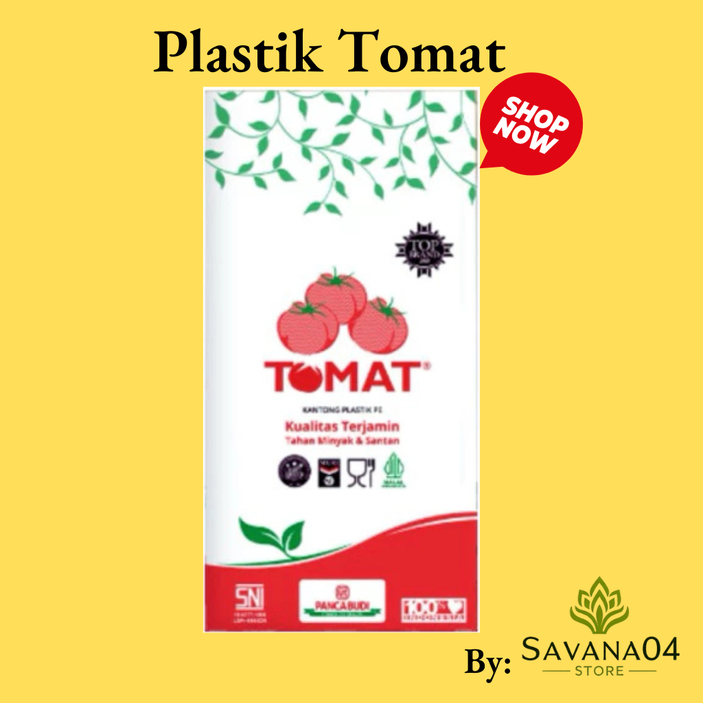 TOMAT Kantong Plastik ukuran 15 x 30 (1kg)
