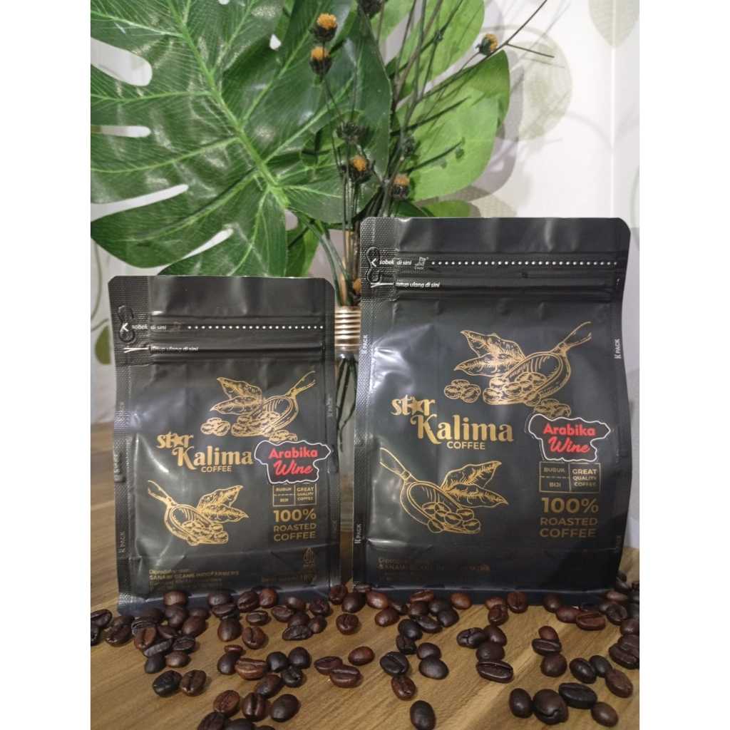 

Kopi Arabika Wine Star Kalima 250 gr