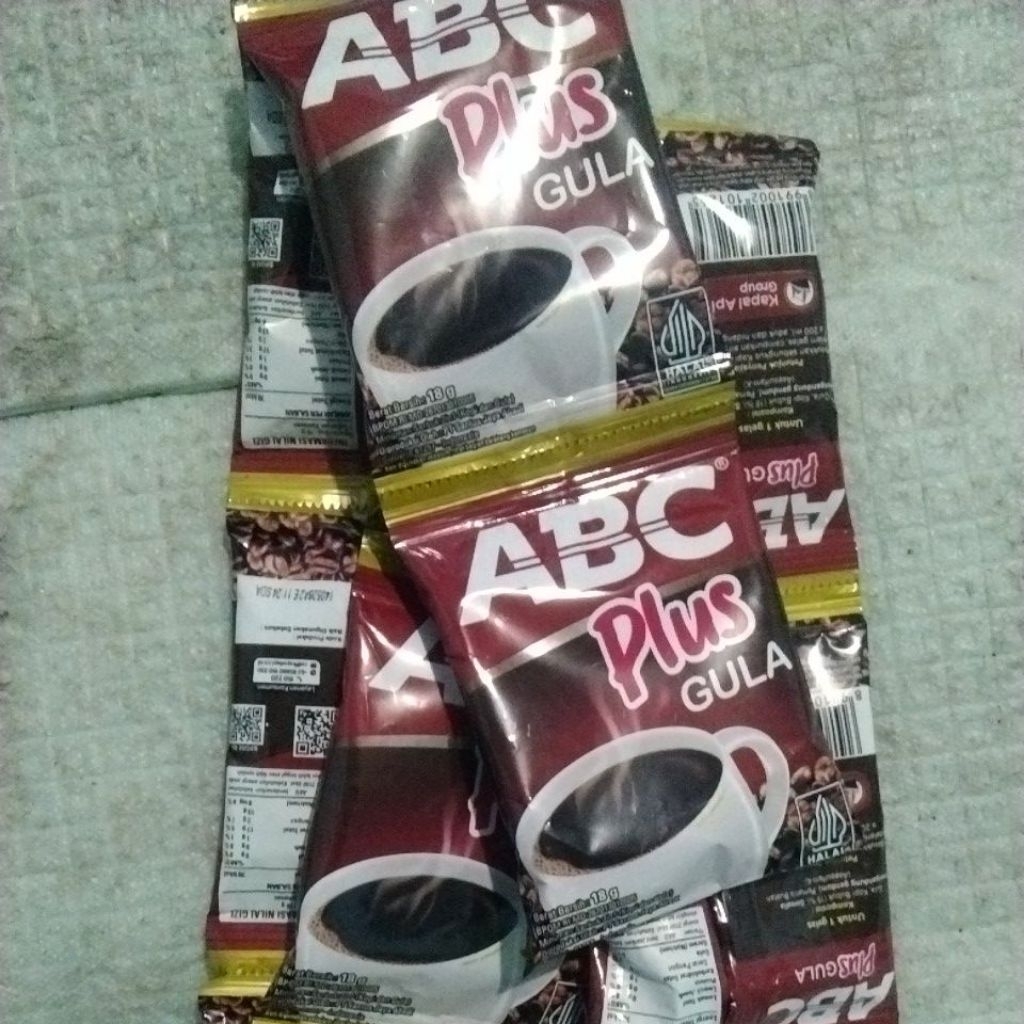 

Kopi ABC Plus gula 1 renteng (isi 10pcs)