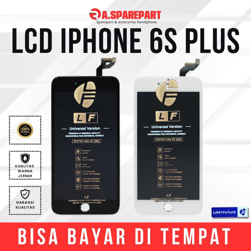 LCD Iphone 6s Plus Original Fullset touchscreen life future
