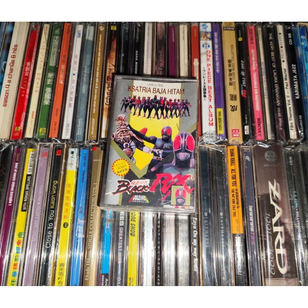 Kaset Soundtrack Ksatria Baja Hitam Black RX ( Versi Indonesia dan Jepang ) - Include Song : Dragon 