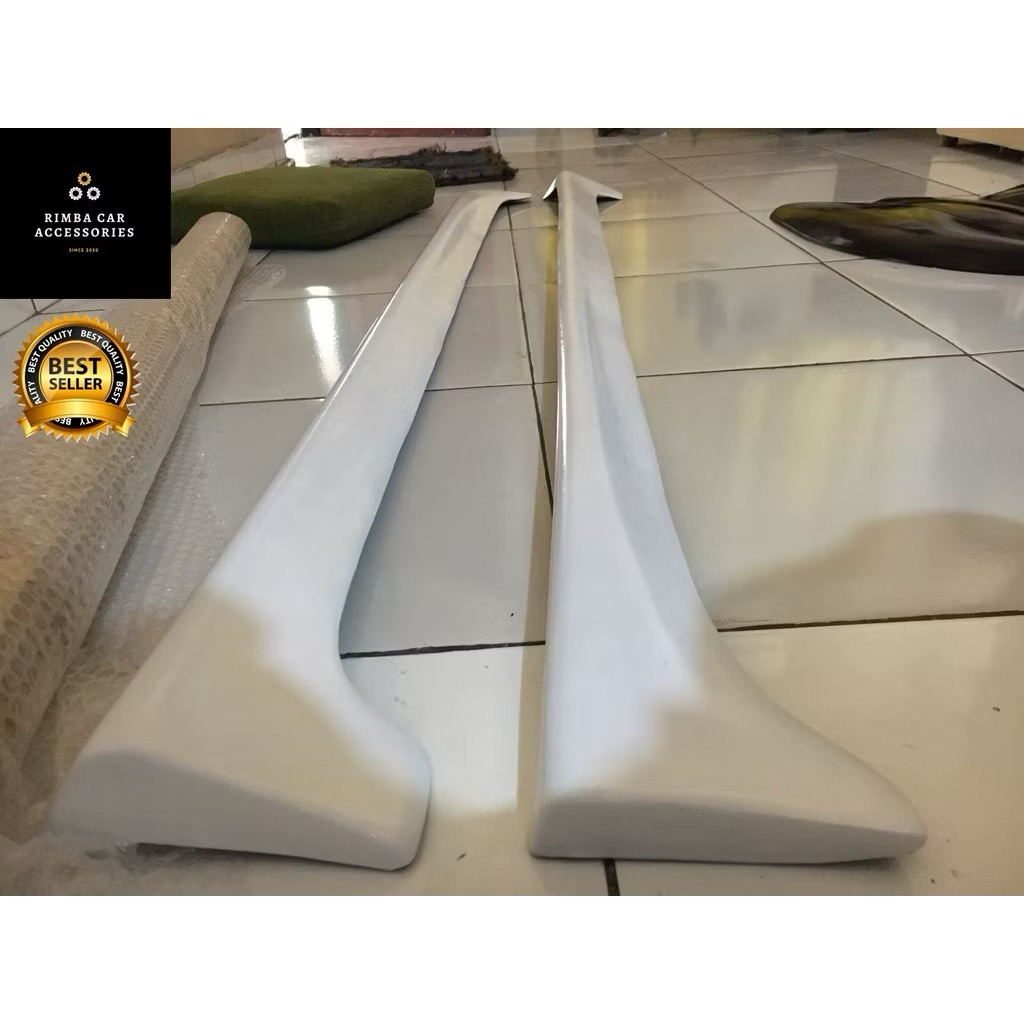 [100% Presisi] Side Skirt Honda Brio Lama Putih Sideskirt Brio 2012-2017 Bahan Berkualitas
