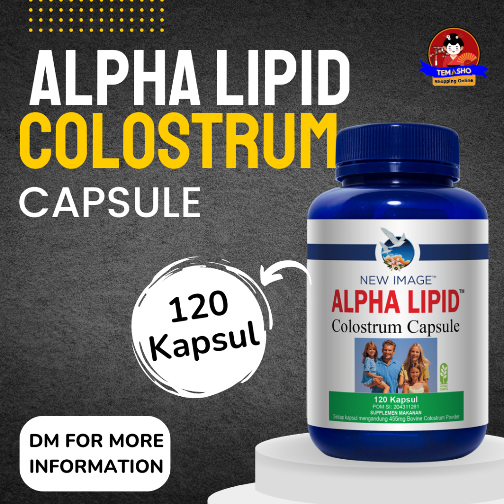 Alpha Lipid Colostrum Capsule 120 Kapsul – Suplemen Imun & Vitalitas Tubuh