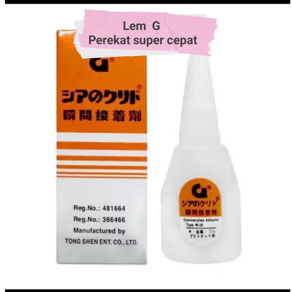 

Lem G korea cair tetes perekat super kuat serbaguna