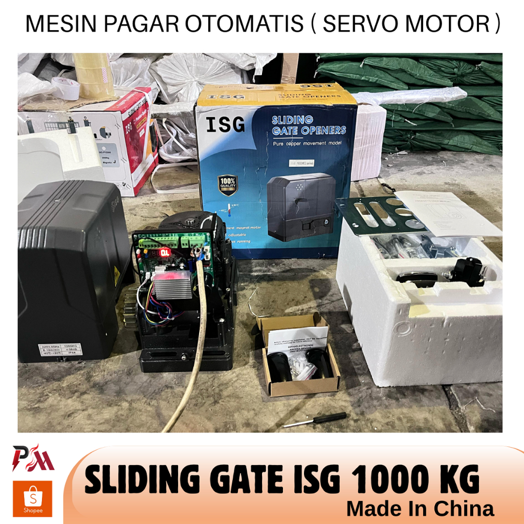 Sliding Gate Otomatis ISG Servo AC 1000 Kg – Solusi Gerbang Modern