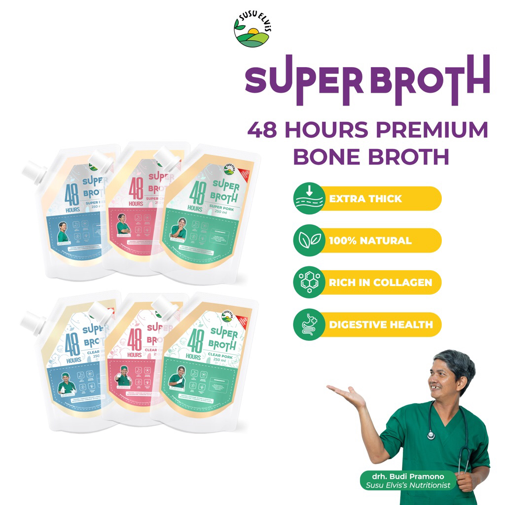 SUSU ELVIS - KALDU TULANG MURNI ANJING KUCING 100% NATURAL - PREMIUM DOG CAT BONE BROTH - SUPER
