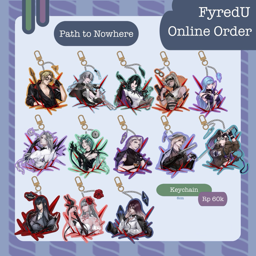 Keychain Path to Nowhere -FyredU-