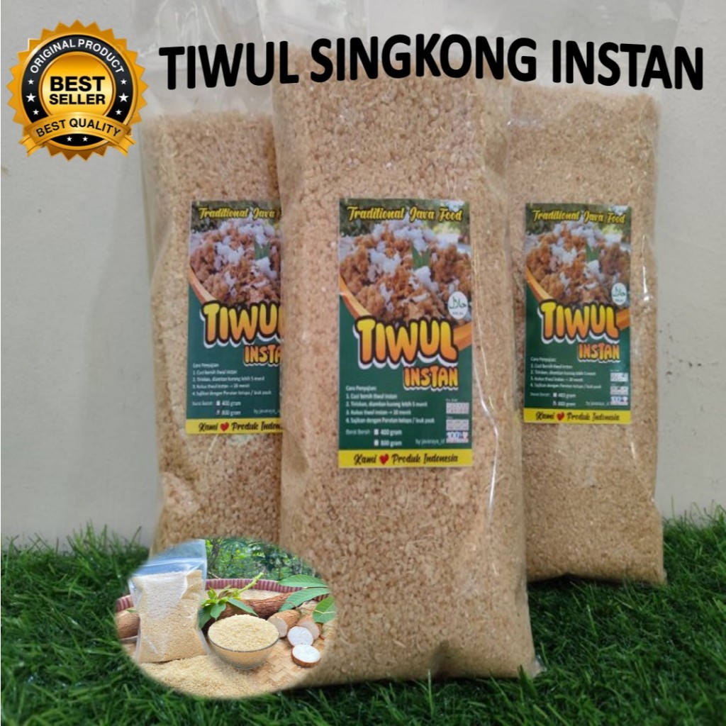 

Tiwul Singkong Instan Tiwul Instan Pulen Premium