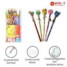 

VIS-1 Pensil Tebal dan Kuat PENSIL SET PENGHAPUS