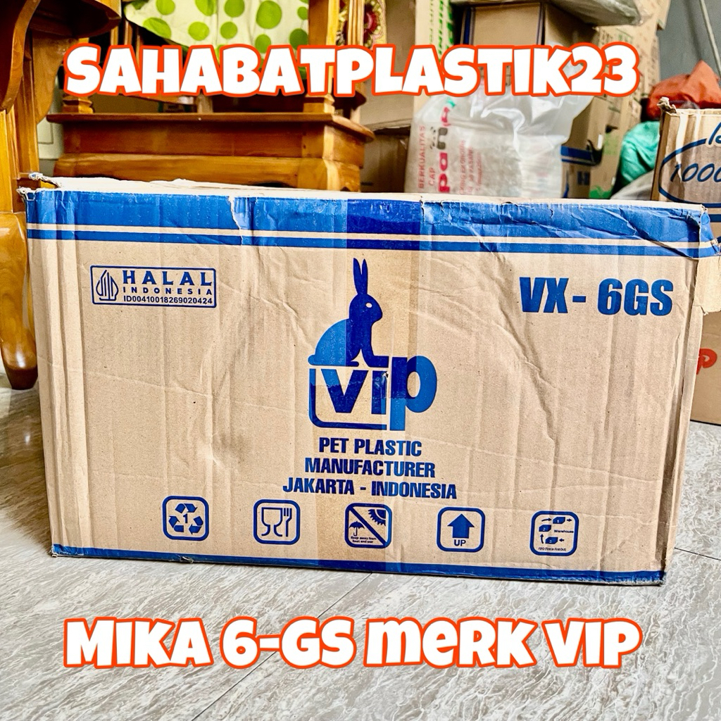 mika 6, mika 6 gs merk vip 1 dus, mika merk vip, mika vx-6gs