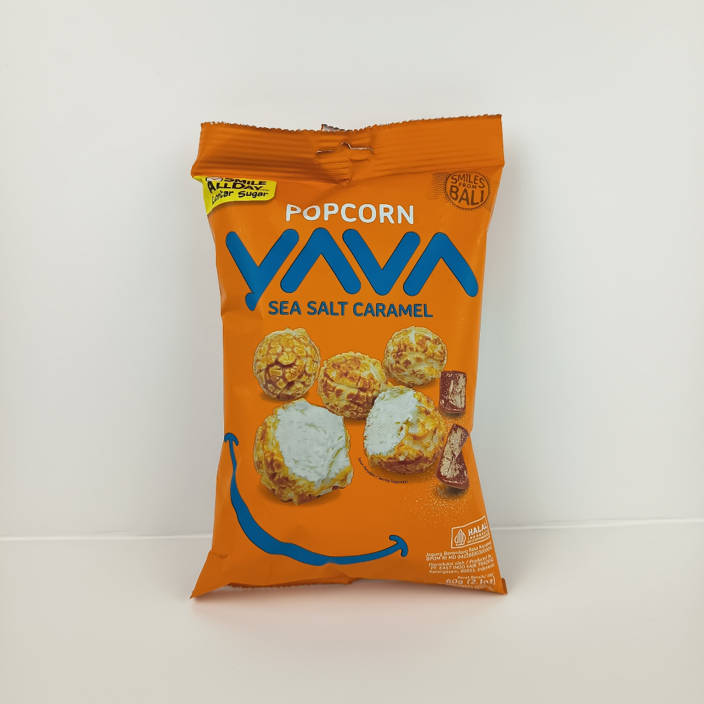 

Yava Popcorn Sea Salt Caramel 60Gr Jagung Berondong Rasa Karamel