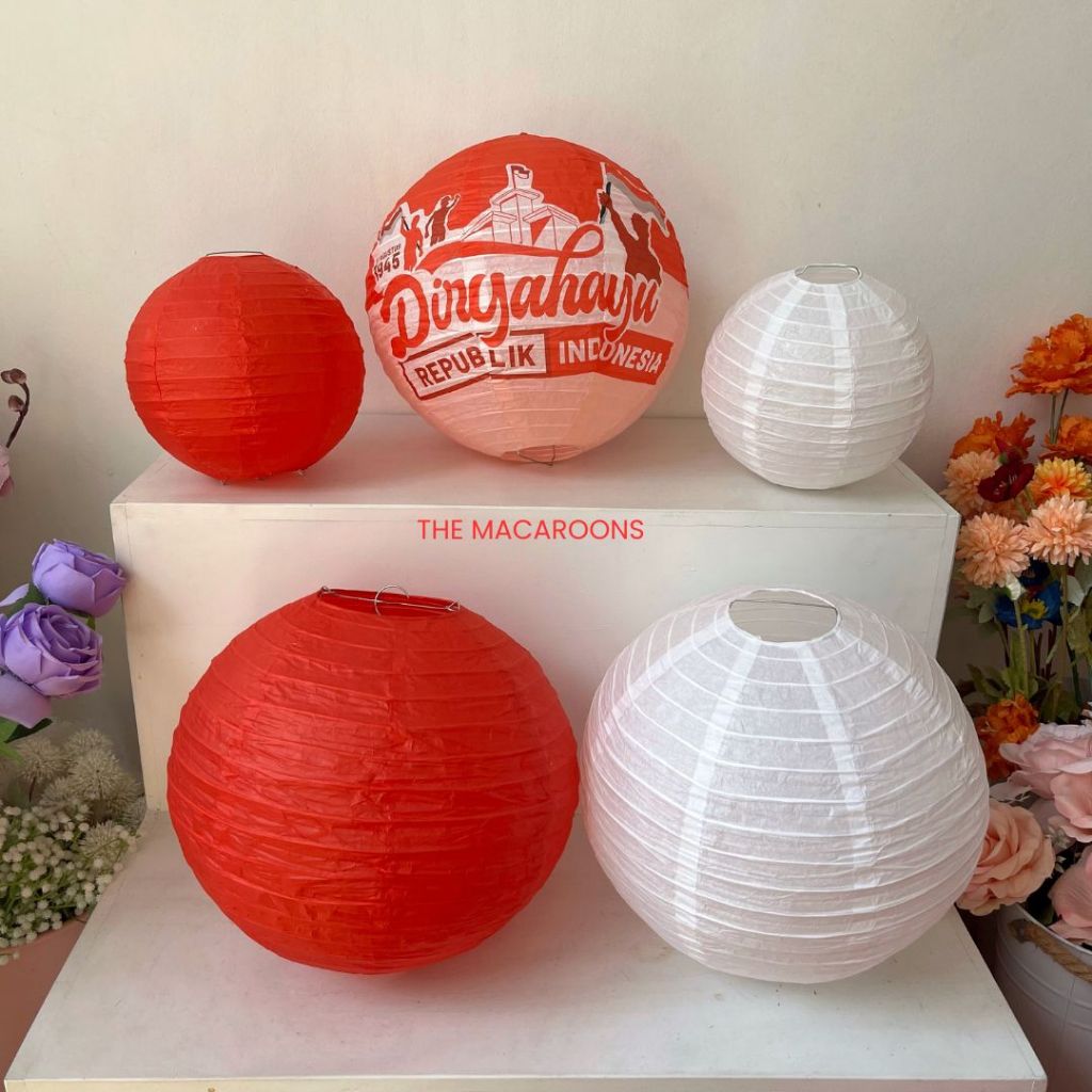 Lampion 17 Agustus Dirgahayu Indonesia / Lentera Pawai Kemerdekaan Agustusan Dekorasi Hiasan