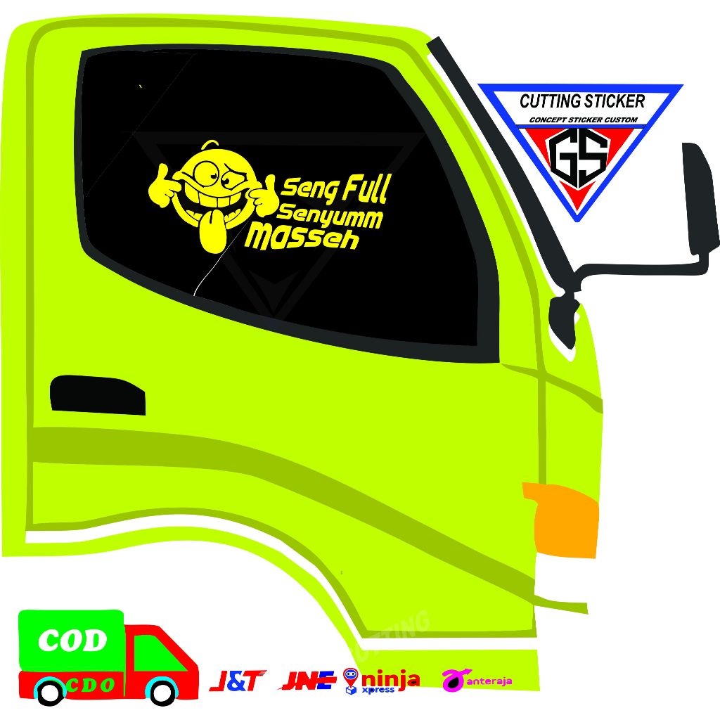 stiker kaca mobil truk pick up stiker pintu mobil truk pick up stiker bak pintu mobil truk pick up