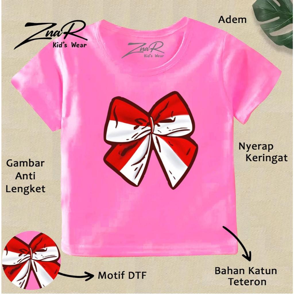 Kaos 17 Agustus/ Baju anak agustus Pita