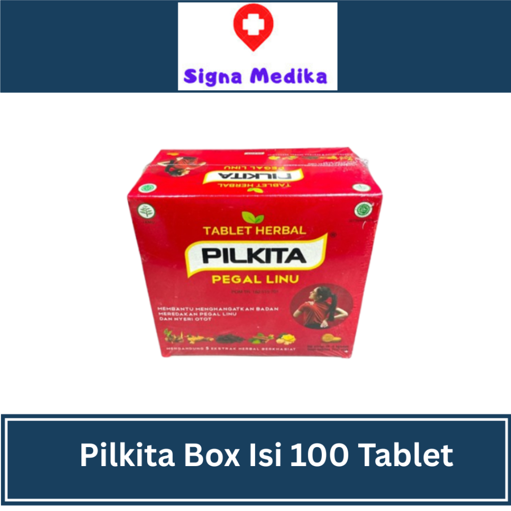 Pilkita Box Isi 100 Tablet - Obat Pegal Linu