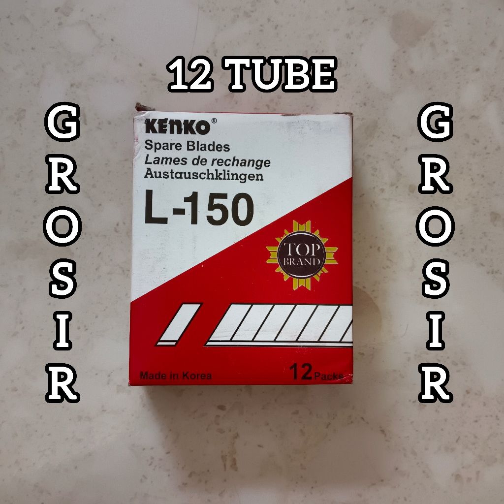 

[GROSIR 12 TUBE] MATA CUTTER BESAR KENKO L-150 ISI CUTTER ANAK CUTTER KENKO