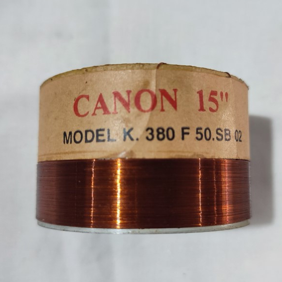 Spool Spull Spul Speaker Speaker Sound System Canon 15" 15 Inch model K. 380 F 50. SB 02