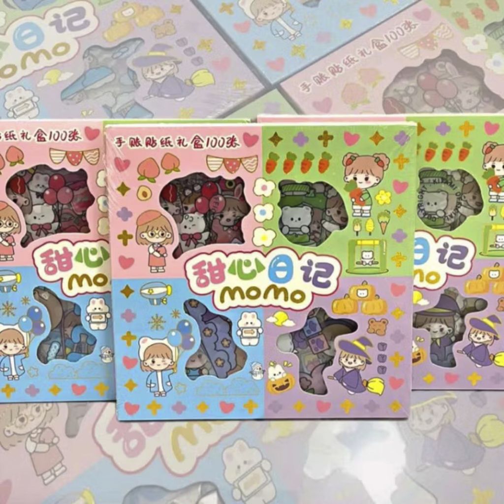 

[100 pcs] Sticker Viral / Sticker Kartun / Sticker Besar