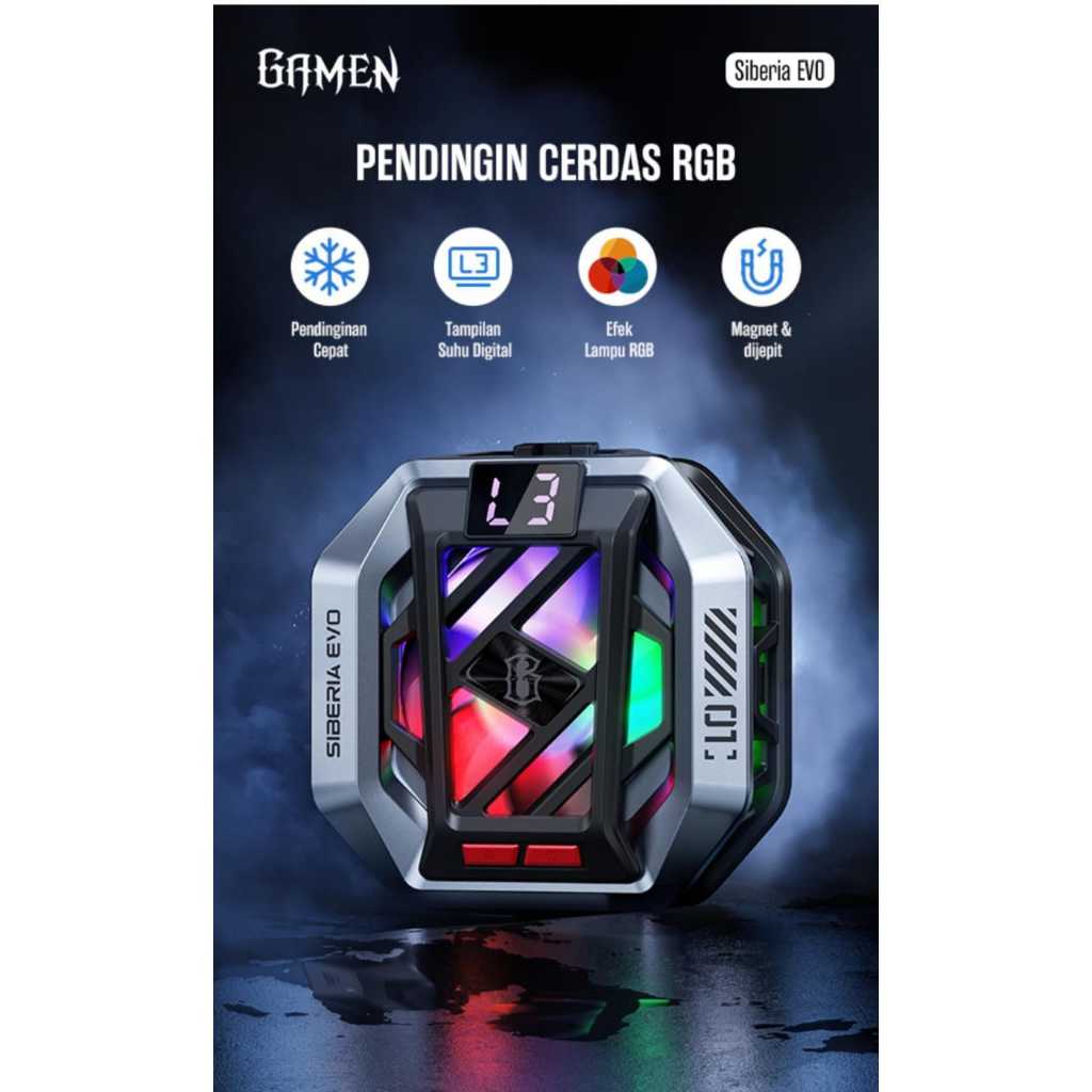 (GALAXY) Gamen Pendingin Cerdas RGB Cooling Fan HP Gaming